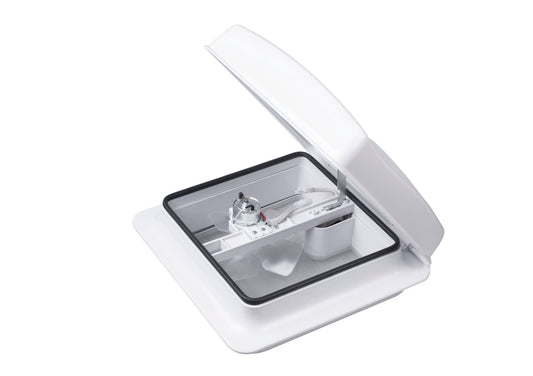 SUITABLE CARAVAN MOTORHOME SHOWER HATCH 280MM SIZE 12VOLT WITH FAN FINCH
