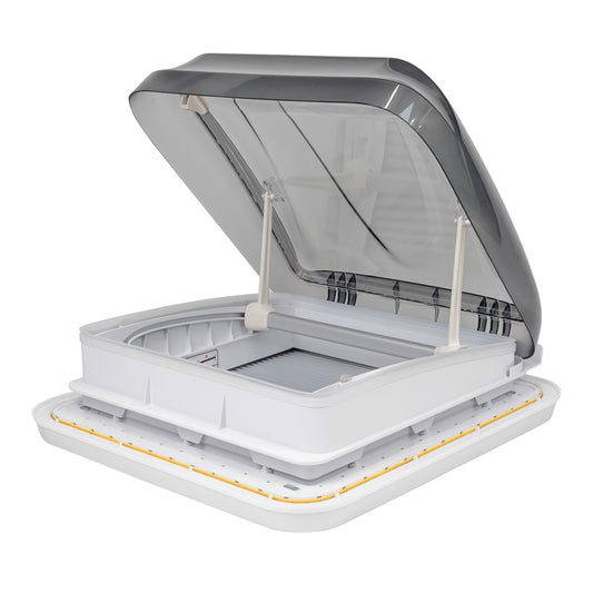 400X400 RV roof skylight with blinds and LED lights